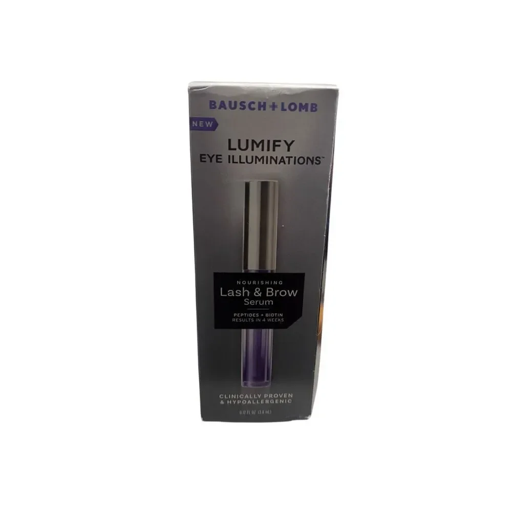 Bausch + Lomb Lumify Eye Illuminations Lash & Brow Serum – Peptides + Biotin New